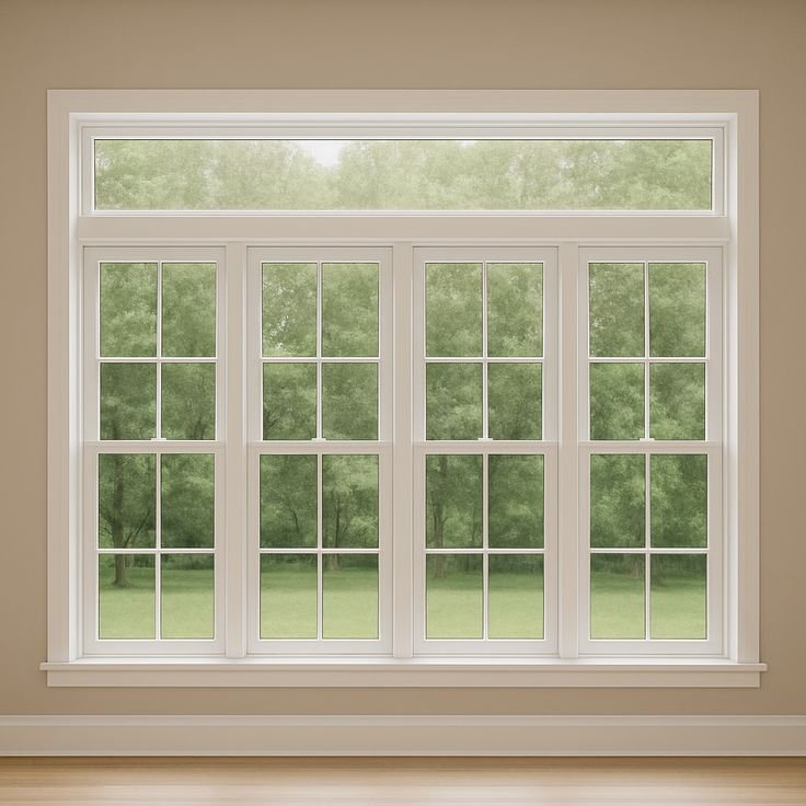 Large glass windows for modern homes