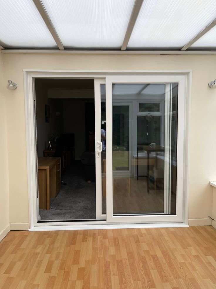 UPVC glass doors